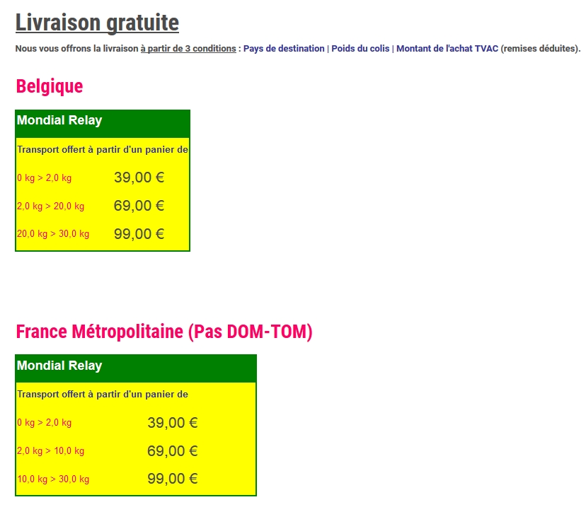 Livraison