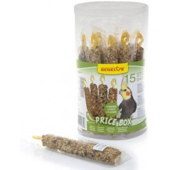Coffret Promo de 15 bâtonnets de graines pour grandes perruches - Benelux 16250 Kinlys 13,95 € Ornibird