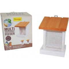 Maison d'alimentation multi feeder double toit foncée - Benelux - 17,95 € - Kinlys - 5400351174965 - Ornibird SRL