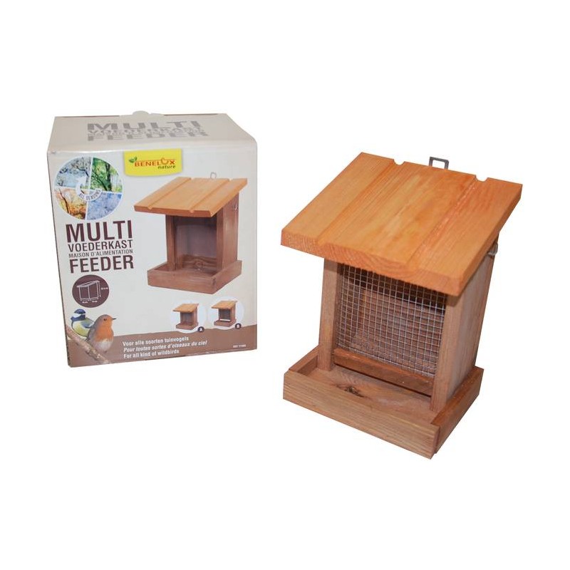 Maison d'alimentation multi feeder simple toit foncée - Benelux