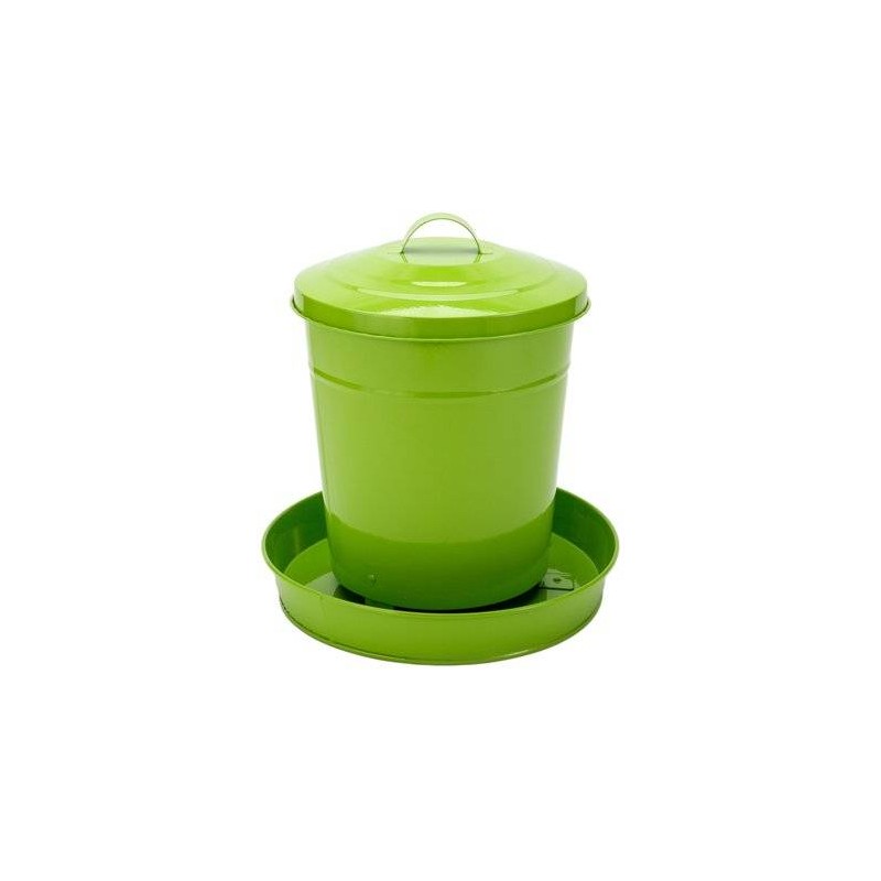 Mangeoire à trémie vert limon 4kg - Benelux