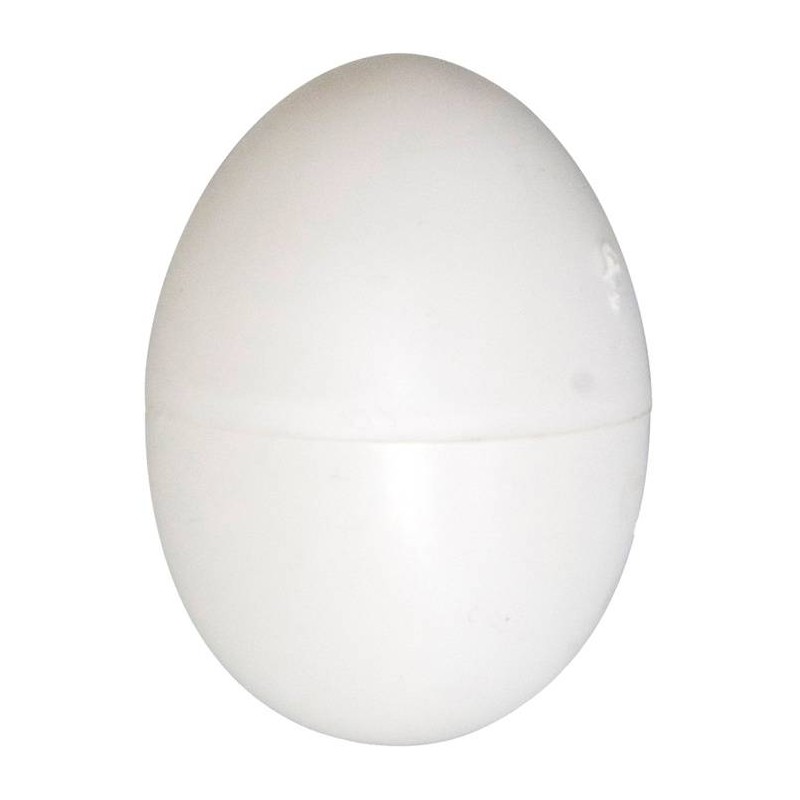Oeuf factice en plastique pour poules 6x4cm