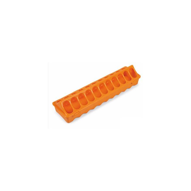 Mangeoire Linéaire au sol orange 40cm - Benelux Mangeoire Linéaire au sol orange 40cm - Benelux
