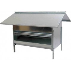 Mangeoire galvanisée XX-Large 70kg - 255,00 € - Kinlys - 5400351013004 - Ornibird SRL