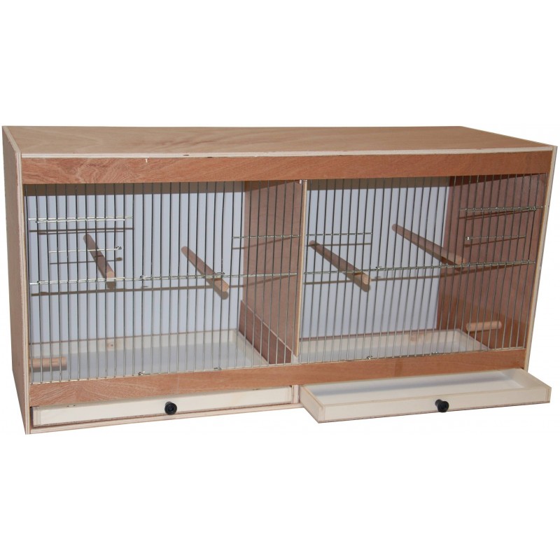 Cage d'élevage en bois pour inséparables avec nid 60 x 40 x 30 cm 14730 Kinlys 114,95 € Ornibird