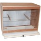 Cage d'élevage en bois 1 compartiment 50x30x40cm Cage d'élevage en bois 1 compartiment 50x30x40cm