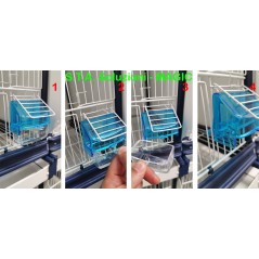 Mangeoire Magic Bleu avec tiroir - S.T.A. Soluzioni - 2,55 € - S.T.A. Soluzioni - 1518980705390 - Ornibird SRL