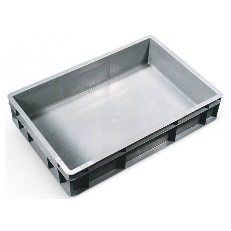 Bain pigeon rectangulaire en plastique gris 40x60x12cm - Natural Bain pigeon rectangulaire en plastique gris 40x60x12cm - Natural