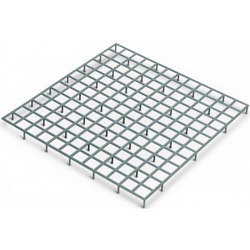 Grille en plastique coloré pour casier femelles 38x38x2,6cm - Natural Grille en plastique coloré pour casier femelles 38x38x2,6cm - Natural