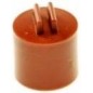 Embout en plastique perchoirs dia. 10mm Brun