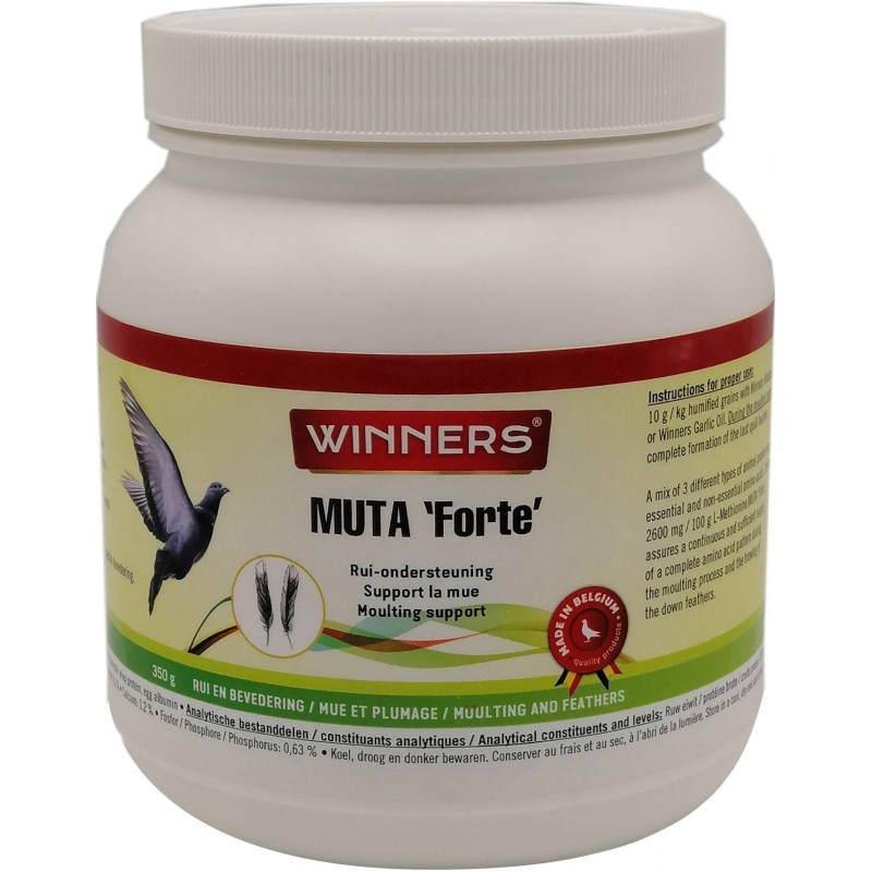 Muta Forte, un mélange de 3 types de proteines 350gr - Winners 81188 Winners 24,60 € Ornibird