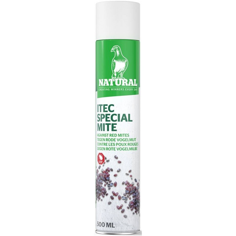 ITEC Spray special mite, contre les poux rouges 500ml - Natural Pigeons 30046 Natural 21,50 € Ornibird