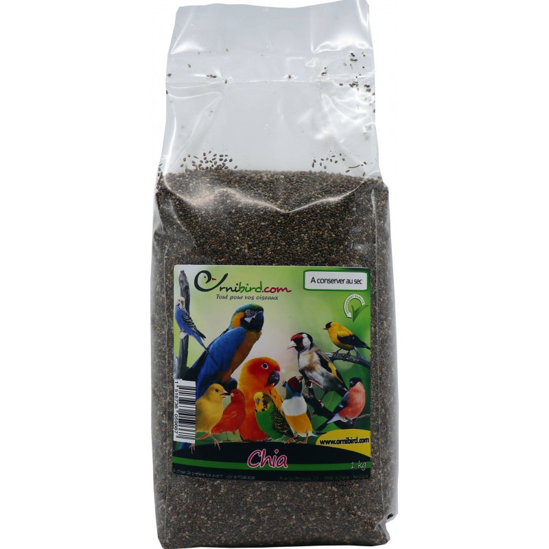 Chia seeds to the kg 103014250/kg Grizo 6,34 € Ornibird Chia seeds to the kg 103014250/kg Grizo 6,34 € Ornibird