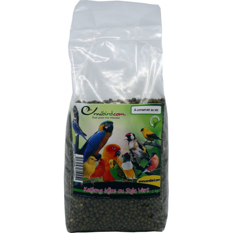 Katjang Idjoe ou Soja Vert au kg - Ornibird 003580/kg Beyers 3,75 € Ornibird Katjang Idjoe ou Soja Vert au kg - Ornibird 003580/kg Beyers 3,75 € Ornibird