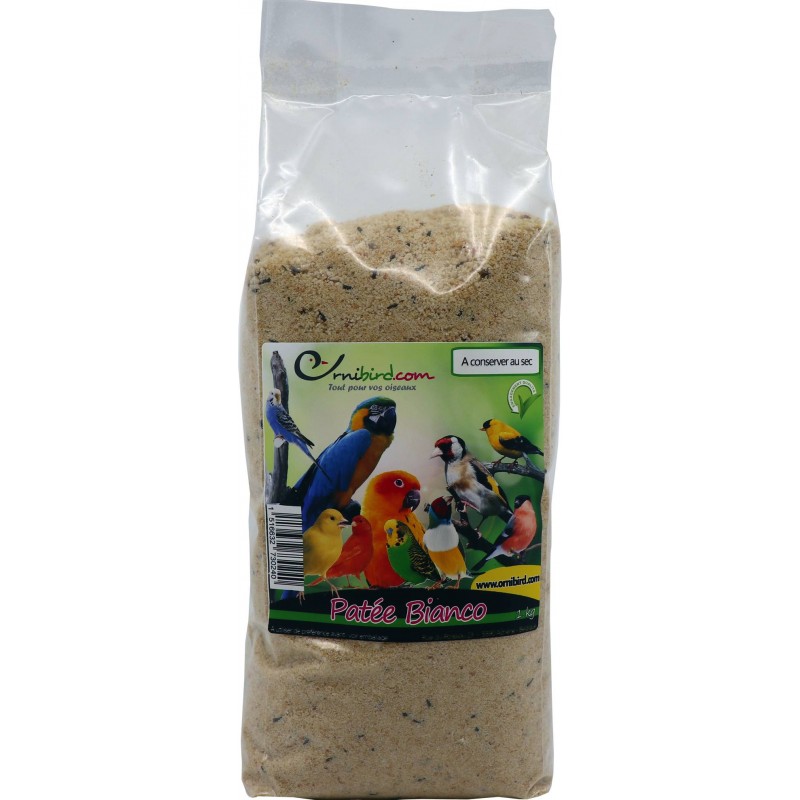 Patée aux Oeufs Bianco au kg - Ornibird 122425/kg Deli Nature 4,85 € Ornibird Patée aux Oeufs Bianco au kg - Ornibird 122425/kg Deli Nature 4,85 € Ornibird
