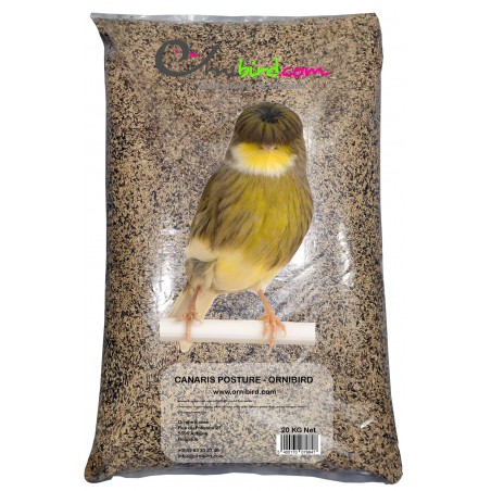 Canaris Posture - Ornibird, mélange pour canaris avec 0,6% navette 20kg à 33,95 € - Private Label - Ornibird - 7001201 - Canaris