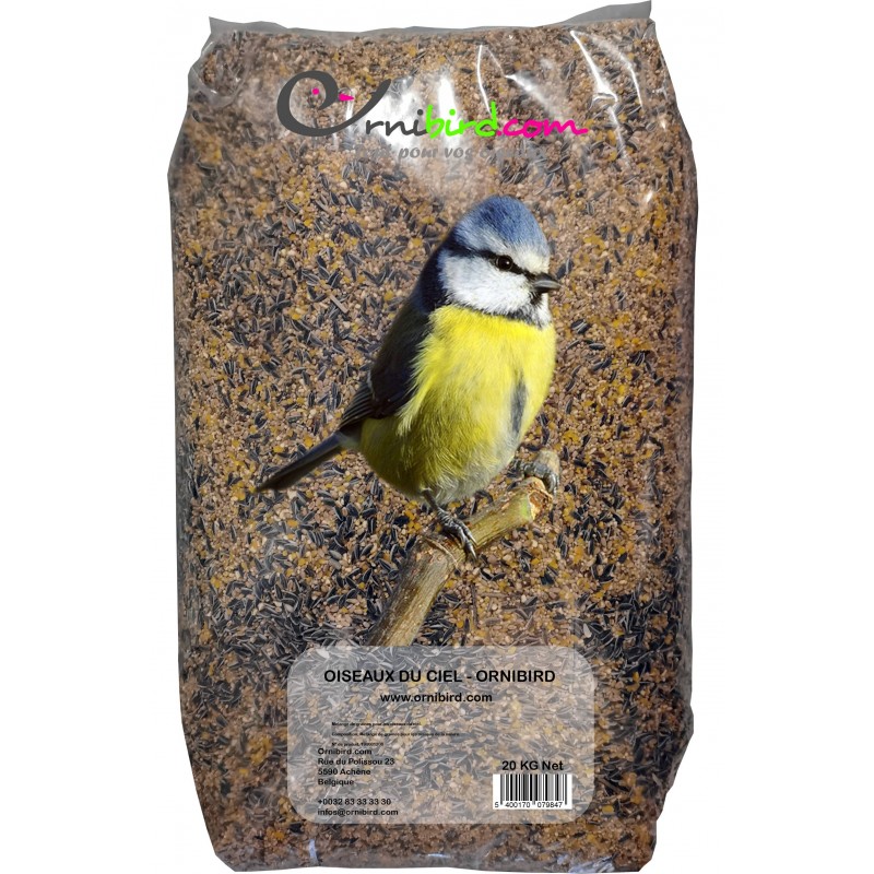 Oiseaux du Ciel - Ornibird, mélange pour les oiseaux de la nature 20kg 700125 Private Label - Ornibird 18,60 € Ornibird Oiseaux du Ciel - Ornibird, mélange pour les oiseaux de la nature 20kg 700125 Private Label - Ornibird 18,60 € Ornibird