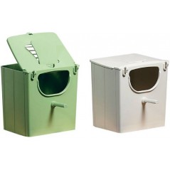 Nid en plastique pour exotiques Leonardo Beige - S.T.A. Soluzioni à 4,95 € - S.T.A. Soluzioni - N011BG - Nids