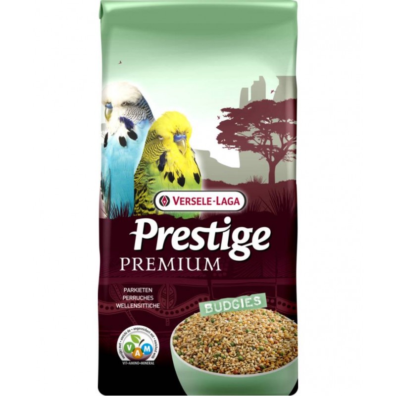 Prestige Premium Perruches Ondulées 20kg - Mélange de graines enrichi en granulés VAM 421701 Prestige 37,50 € Ornibird