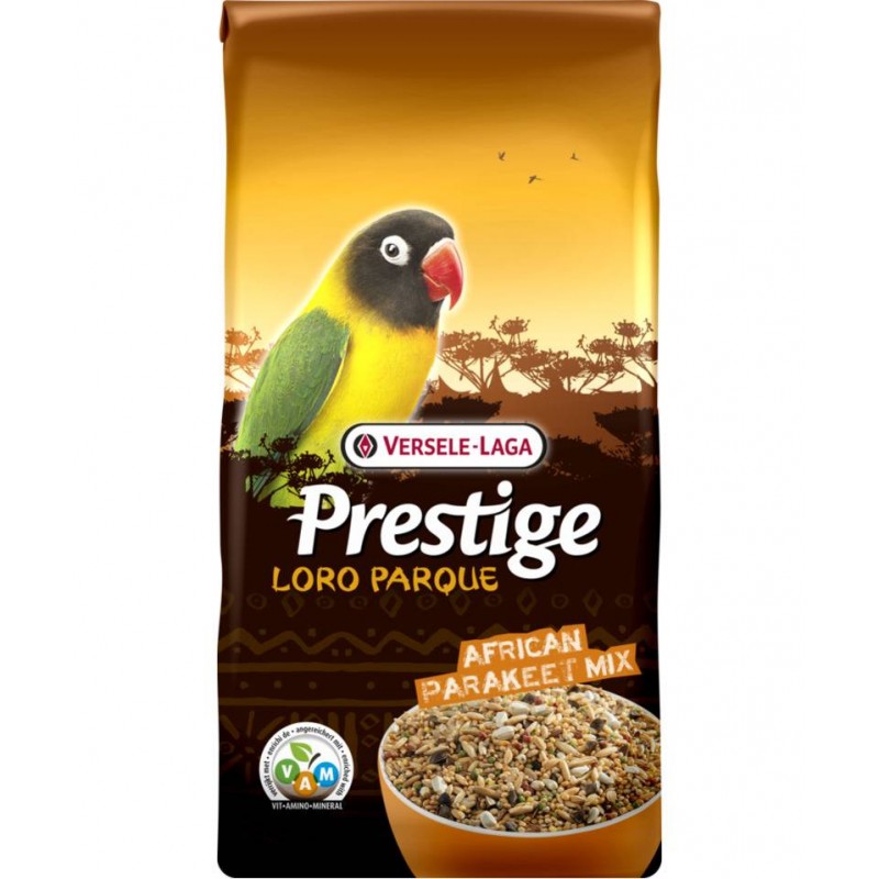 African Parakeet Mix 20kg, mélange de graines + granulés VAM - Perruches Africaines - Prestige Loro Parque 422221 Prestige 35...