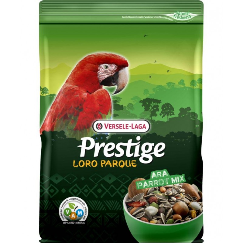 Ara Parrot Mix 2kg, mélange de graines + granulés VAM - Aras - Prestige Loro Parque 422216 Prestige 12,90 € Ornibird