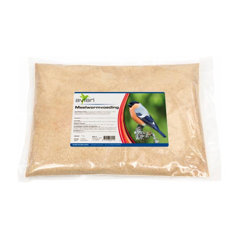 Meelworm Voeding / Mealworm Feed 1kg - Avian Meelworm Voeding / Mealworm Feed 1kg - Avian