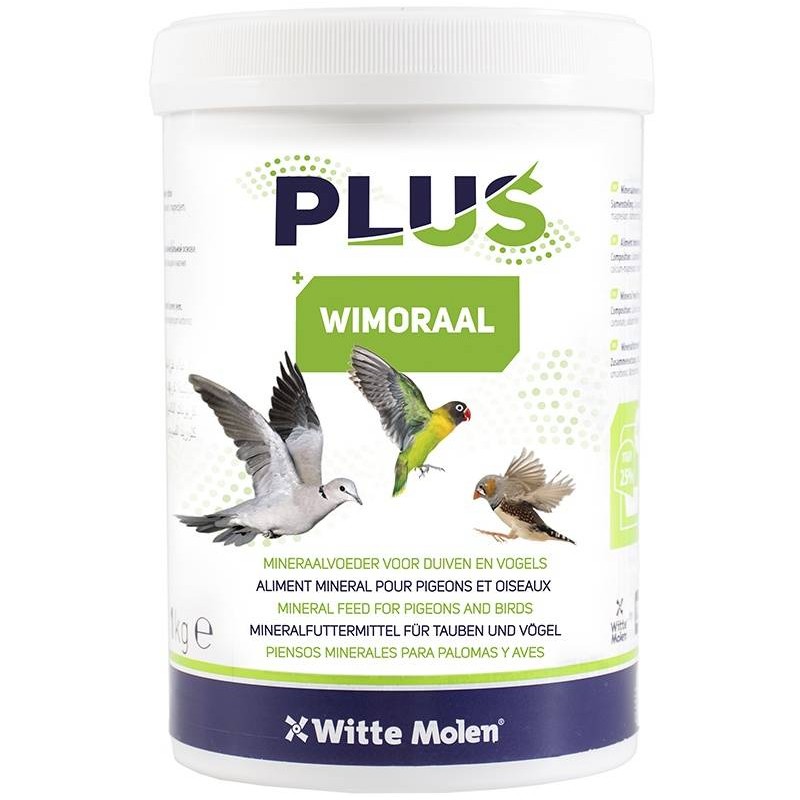 Plus Wimoraal pour Pigeons et Oiseaux 1kg - Witte Molen 651413 Witte Molen 9,95 € Ornibird