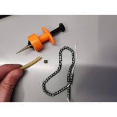 Gaine en latex naturel pour cacher les bagues dia. 3mm, longueur 1m - Ornibird - 2,50 € - Private Label - Ornibird - 1578511971496 - Ornibird SRL