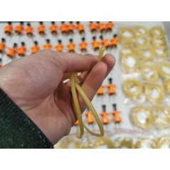 Gaine en latex naturel pour cacher les bagues dia. 3mm, longueur 1m - Ornibird - 2,50 € - Private Label - Ornibird - 1578511971496 - Ornibird SRL