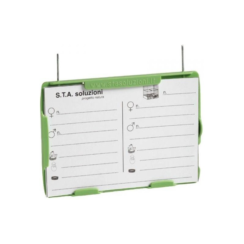 Support carte d'élevage blanc en plastique - S.T.A. Soluzioni I086B S.T.A. Soluzioni 1,15 € Ornibird Support carte d'élevage blanc en plastique - S.T.A. Soluzioni I086B S.T.A. Soluzioni 1,15 € Ornibird