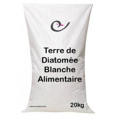 Terre de Diatomée alimentaire Blanche 20kg - Ornibird à 39,00 € - Private Label - Ornibird - 78489 - Anti-Poux