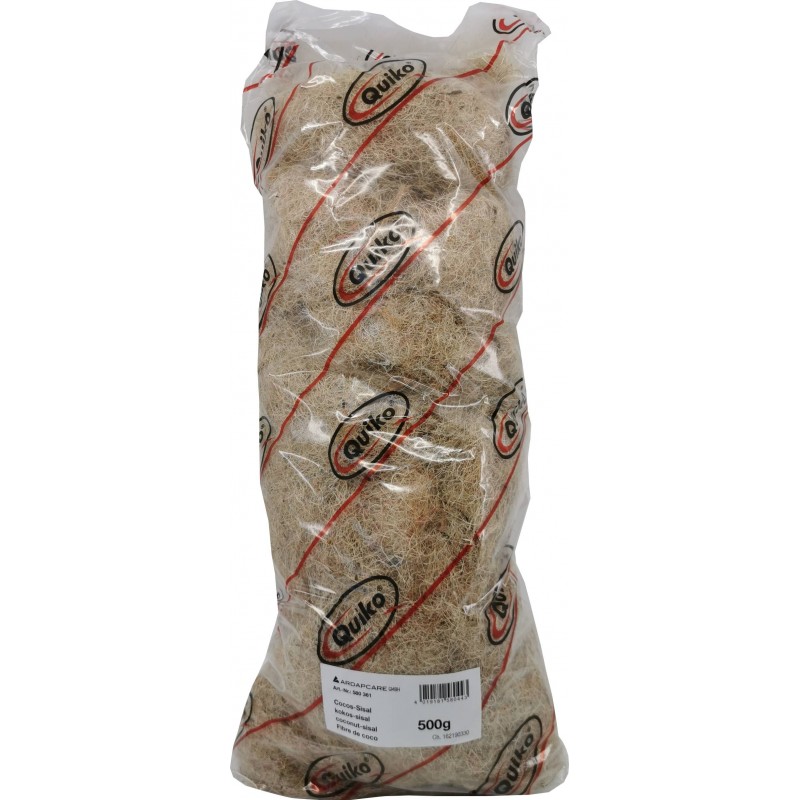 Kokos-Sisal, fibre de coco avec sisal 500gr - Quiko 580361 Quiko 7,10 € Ornibird Kokos-Sisal, fibre de coco avec sisal 500gr - Quiko 580361 Quiko 7,10 € Ornibird