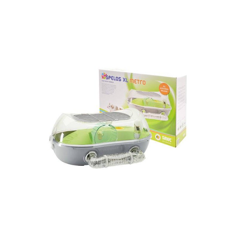Cage a souris et hamster nain Spelos XL Metro Gris Savic a 46 95