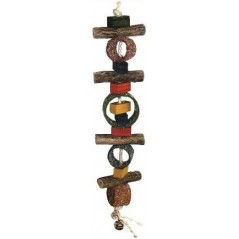 Jouet Anneaux jungle perroquet 55cm à 9,65 € - Grizo - 122711000 - Jouets