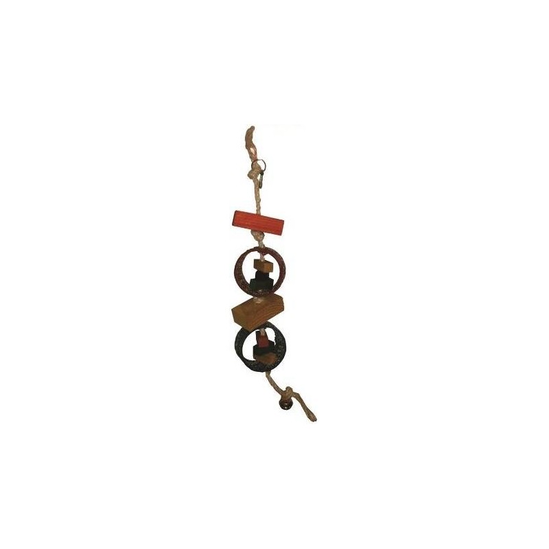 Jouet Disques avec clochette perroquet 49cm 122712000 Grizo 9,25 € Ornibird