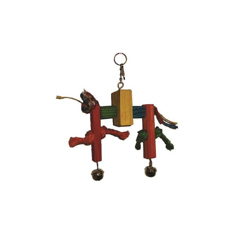 Jouet en bois 6 perruche 41cm