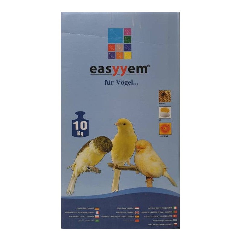 Patée aux oeufs pour canaris 10kg - Easyyem Patée aux oeufs pour canaris 10kg - Easyyem