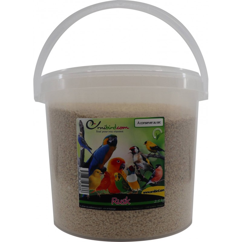 Rusk en seau 2,5kg - Ornibird 700301 Private Label - Ornibird 9,46 € Ornibird Rusk en seau 2,5kg - Ornibird 700301 Private Label - Ornibird 9,46 € Ornibird