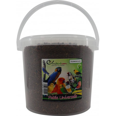 Patée Universelle en seau 3kg - Ornibird à 15,07 € - Private Label - Ornibird - 7002010/seau - Patée