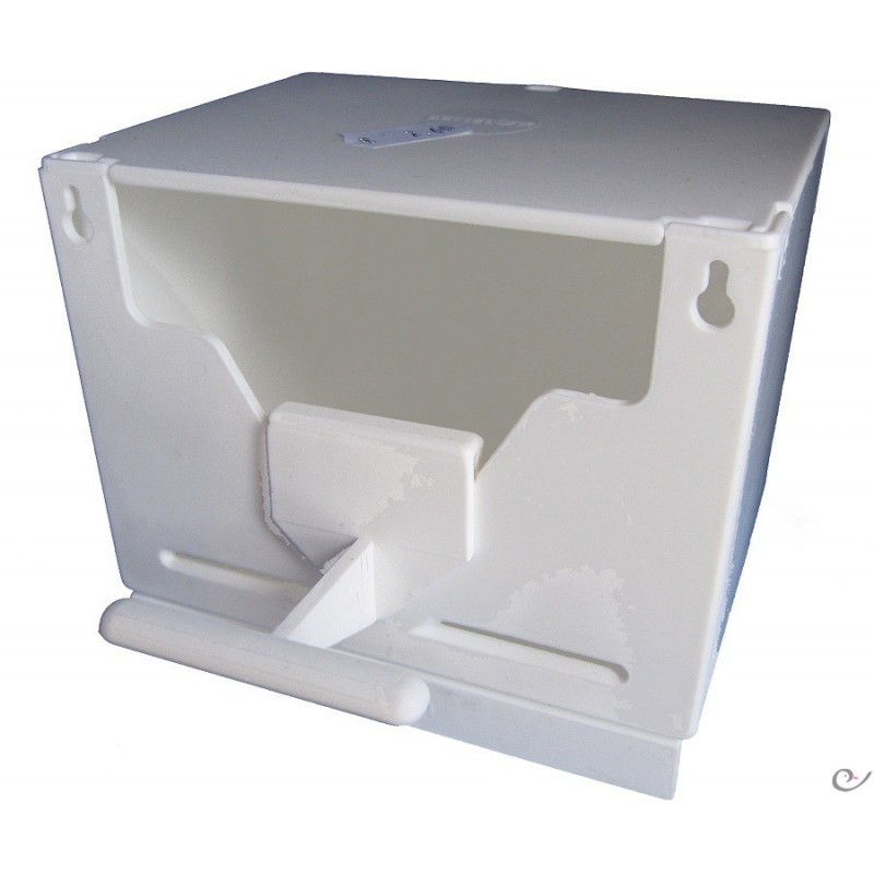 Nid en plastique blanc pour exotiques 13x10x9,5cm - 2G-R