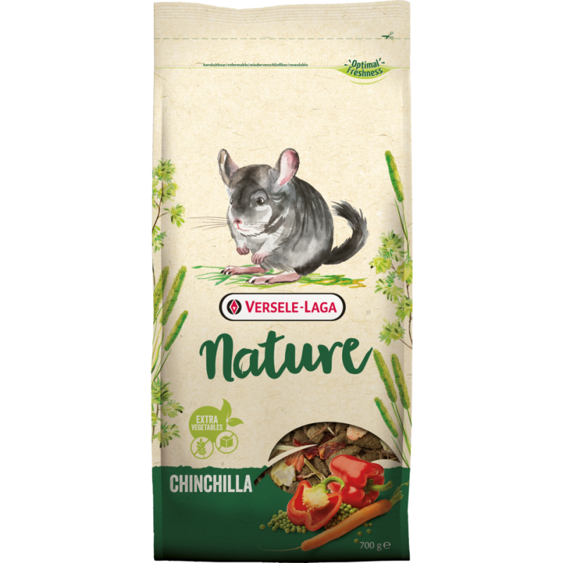 Nature Chinchilla 2,3kg - Mélange varié et riche en fibres pour chinchillas Nature Chinchilla 2,3kg - Mélange varié et riche en fibres pour chinchillas