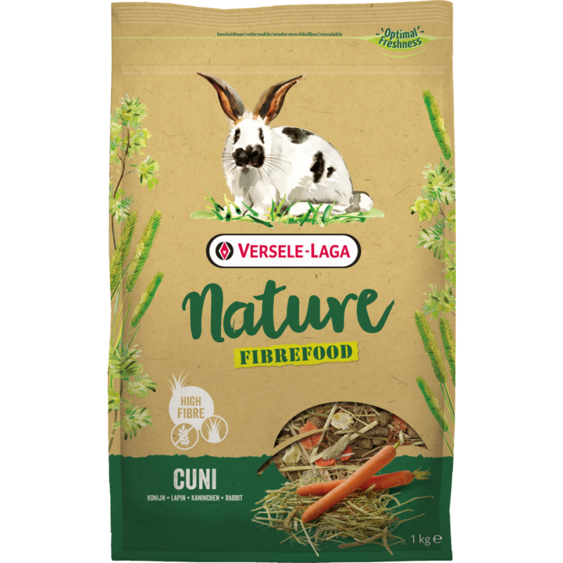Nature Fibrefood Cuni 8kg - Mélange varié et riche en fibres pour lapins (nains) sensibles 461428 Versele-Laga 30,85 € Ornibird