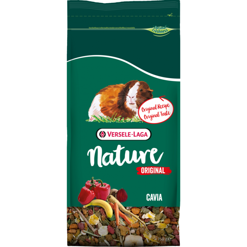 Nature Original Cavia 2,5kg - Mélange complet enrichi pour cobayes Nature Original Cavia 2,5kg - Mélange complet enrichi pour cobayes