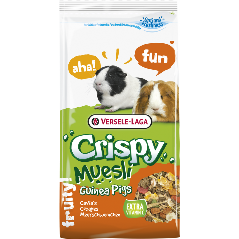 Crispy Muesli Guinea Pigs 10kg - Mélange de qualité, riche en fibres, pour cobayes 461028 Versele-Laga 14,90 € Ornibird