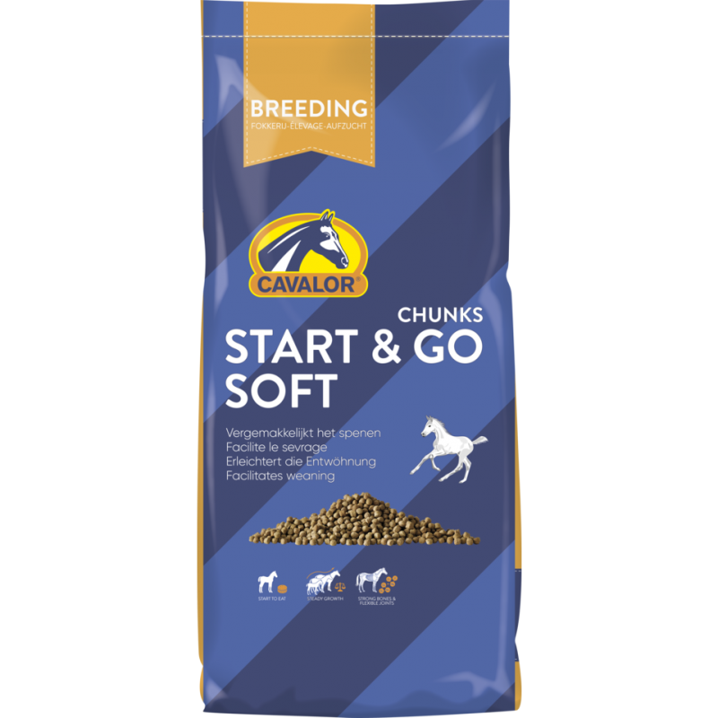 Cavalor BREEDING Start And Go Soft 15kg - Croquettes moelleuses nutritives Cavalor BREEDING Start And Go Soft 15kg - Croquettes moelleuses nutritives