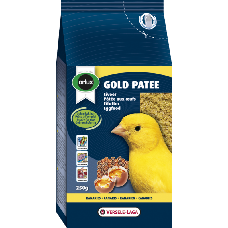 Orlux Gold Patee Canaris 250gr - Pâtée aux oeufs prête à l'emploi - canaris & oiseaux exotiques Orlux Gold Patee Canaris 250gr - Pâtée aux oeufs prête à l'emploi - canaris & oiseaux exotiques