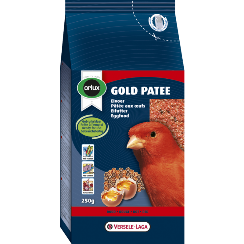 Orlux Gold Patee Canaris Rouge 1kg - Pâtée aux oeufs prête à l'emploi, soutient le rouge des canaris 424023 Versele-Laga 6,90...