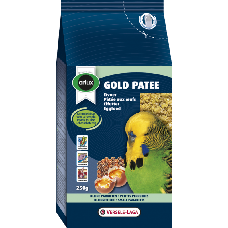 Orlux Gold Patee Petites Perruches 1kg - Pâtée aux oeufs - perruches ondulées, euphèmes & inséparables