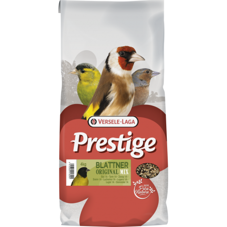 Prestige Blattner Tarin 1 A 4kg - Mélange de graines varié, composé par Matthias Blattner à 28,30 € - Versele-Laga - 421309 -...