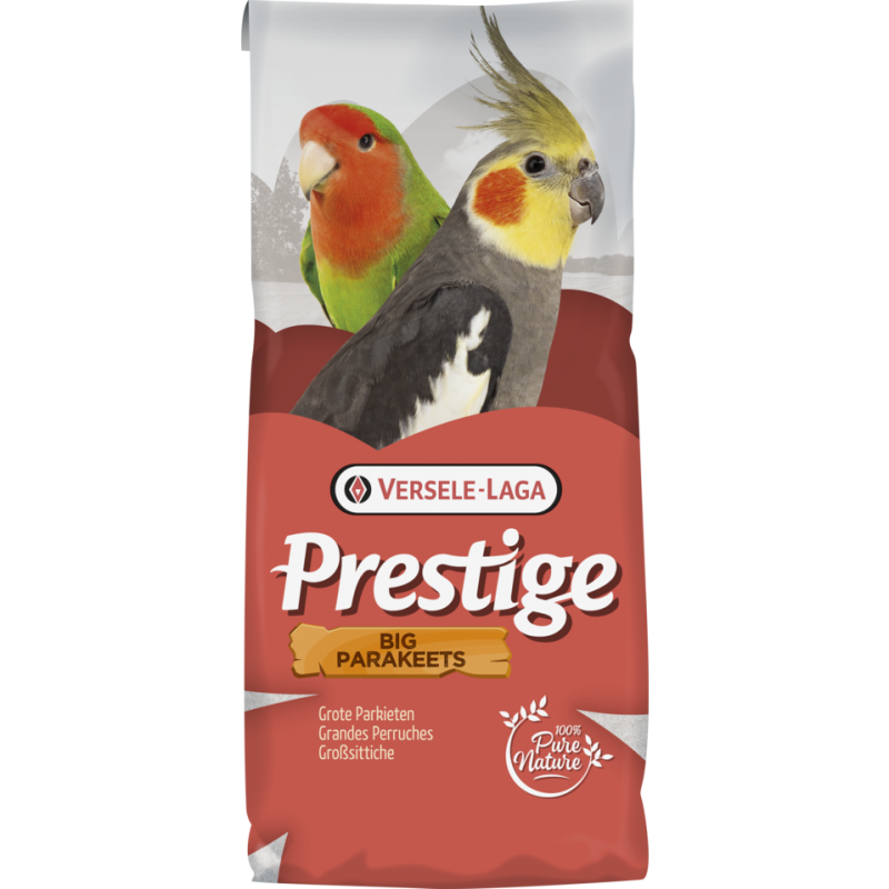 Prestige Grandes Perruches Spécial 20kg - Mélange de graines pour l'élevage sans graines de tournesol 421857 Versele-Laga 33,...